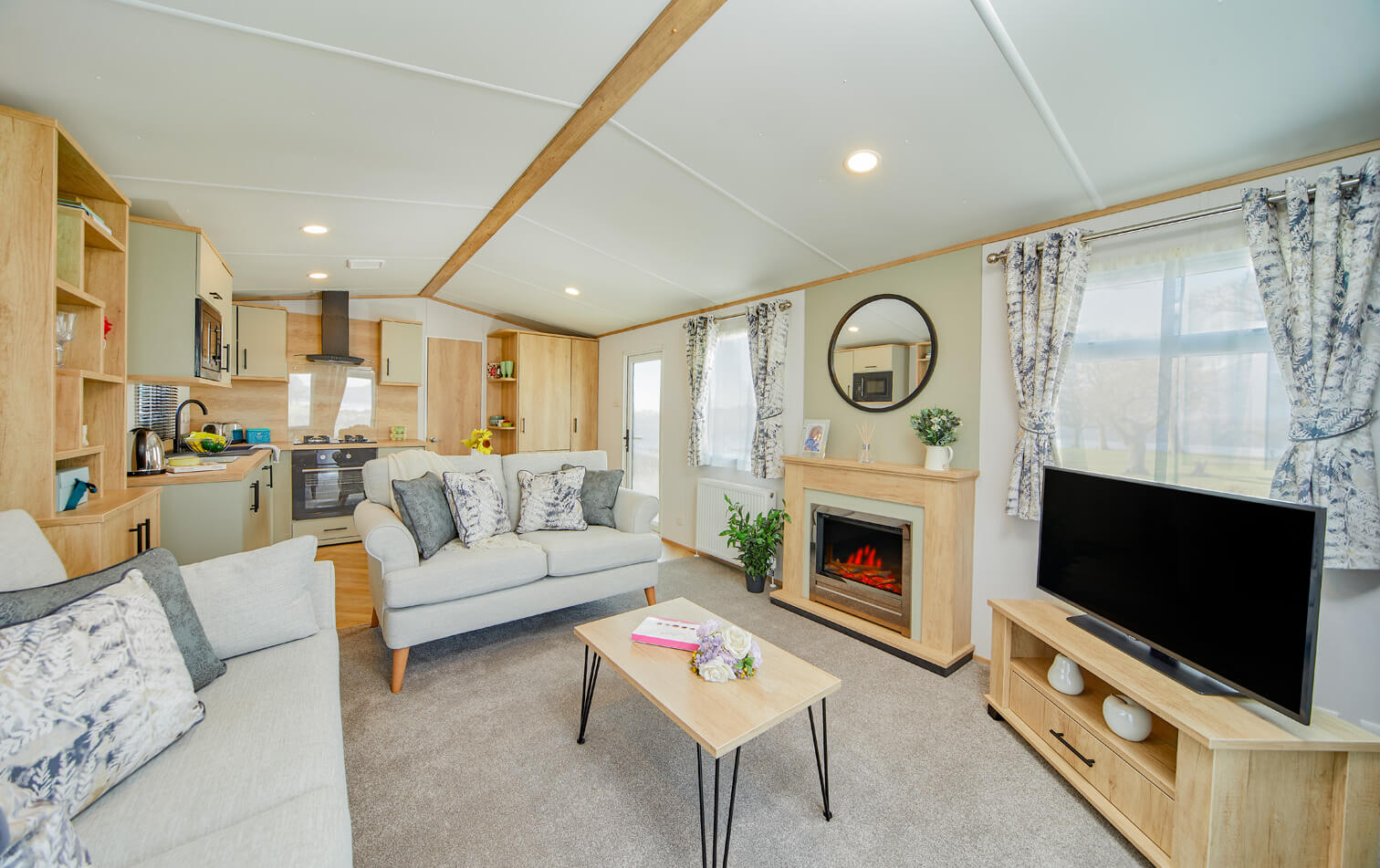 Inside the Silverdale van