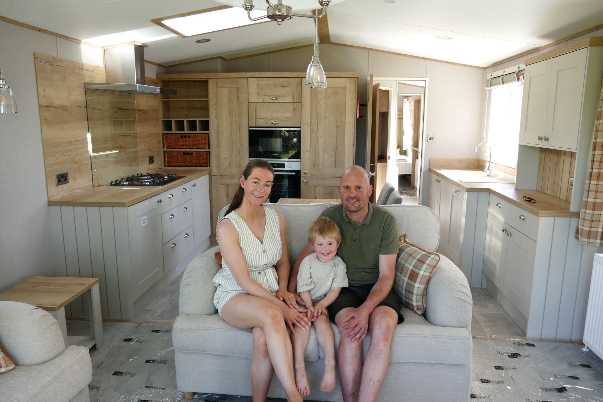 Interior of Ambleside caravan